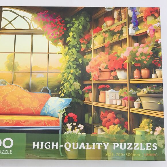 1000 Piece Puzzle High Quality Brand with Full Size Poster Tested Complete - Picture 2 of 4